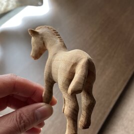 木製彫刻馬の画像