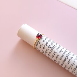 11号 ガーネットリング 指輪の画像