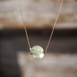 -Lemon quartz- short necklaceの画像