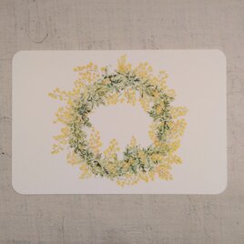 ポストカード（2枚組）　/　mimosa wreathの画像
