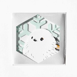 【切り絵キット】シマエナガの画像