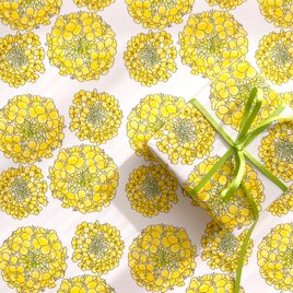 菜の花ビビット　デザインペーパー　A4の画像