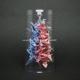 【残り物には福がある 最後の1点もの】千羽鶴 アート07 羽ばたき 千代紙の画像