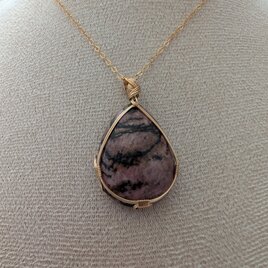 デンドライト　ロードナイト　女神巻き®ペンダントトップ