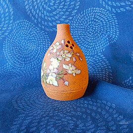 釉描彩山桜図香立ての画像