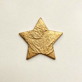 星のブローチ (ゴールド) largeの画像