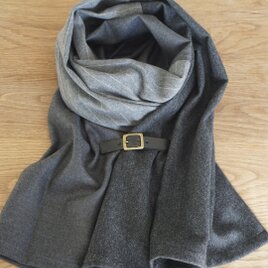 three cloth leathrbelt stole(03)の画像