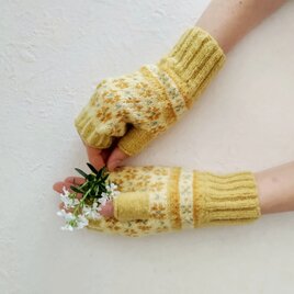フェアアイルウォーマー＊infiorata-s・ mimosa yellow＊の画像