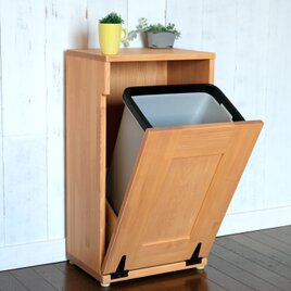 木製　ダストボックス　ゴミ箱　ごみ箱   25㍑の画像