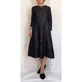 italy製ジャガードワンピースの画像