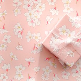 祝い桜　デザインペーパー　A4の画像