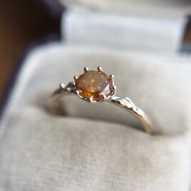 Brown Diamond K10 Ringの画像