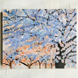 16×23㎝「緑の海」油彩・原画・サムホール | iichi 日々の暮らし
