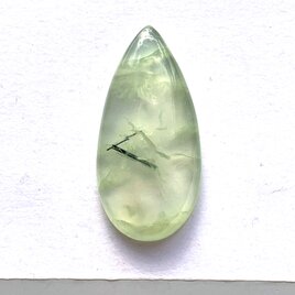 プレナイト[51] 35x17mm 29Cts 　天然石 ルース／カボションの画像