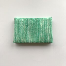絹手染カード入れ（縦・緑系・Ｂ）の画像