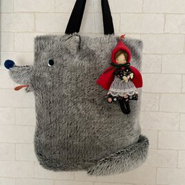 専用のページ　オオカミと赤ずきんちゃんのバッグの画像