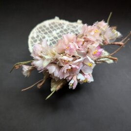 コサージュ　八重桜（薄桜色）B2