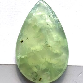プレナイト[55] 51x32mm 95Cts　天然石 ルース／カボションの画像