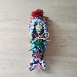 浅瀬の人魚　赤い花
