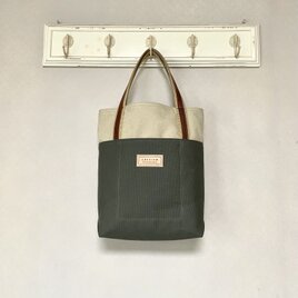 Michi  bag ＊トート　E　〈 アーミーグリーン〉の画像