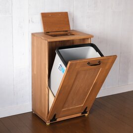 木製　ダストボックス　ゴミ箱　ごみ箱　35㍑の画像