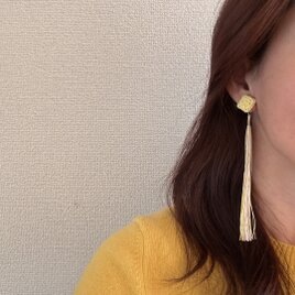 ◇とロングタッセルイヤリング/ピアスの画像