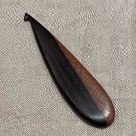 ボスニアンクロッシェ針　ツートンカラー　コクタン材の画像