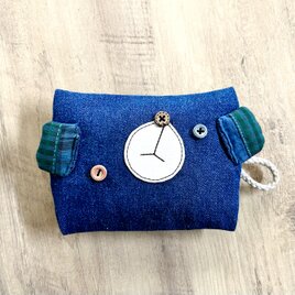 デニくま☆ティッシュケース【denim】の画像