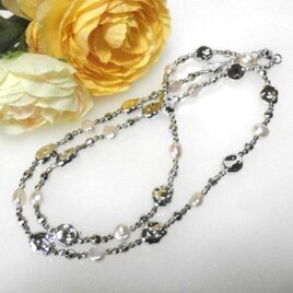 C0077 淡水パールネックレス　