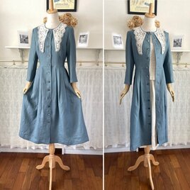 Palava リネンノースリーブフレアワンピース Palava リネンノースリーブフレアワンピース Palava リネン