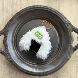 おにぎりMonster☆friends キーホルダー/チャーム【Green eye】の画像