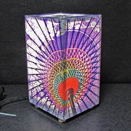 夢灯り・華燭の宿り木「和風・絵日傘慕情」<D-07>　LED昼白色・厚紙張貼・軽量／温もり至福の灯火11の画像