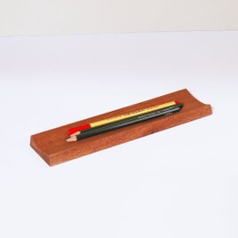 木製ペントレイ　ラワン材　ペントレー　文具トレイの画像