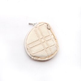 lamb leather wallet7（オフホワイト）/小銭入れ/小物入れ/子羊革/koishi_7