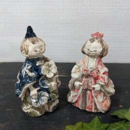 ちびっこ立ち雛人形 パンジーの画像