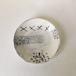 【darning】 白化粧小皿2の画像