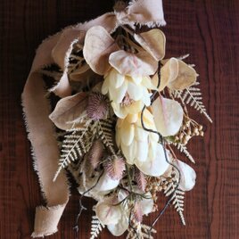 ドライフラワー風スワッグ　造花の画像