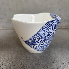 ふちなみカップ　青の画像