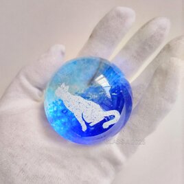 星空猫ペーパーウエイトの画像