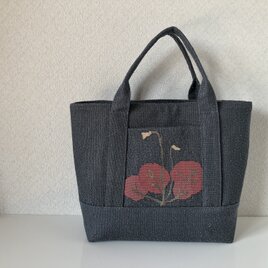 帯バッグ〜蕾の岩うちわ〜