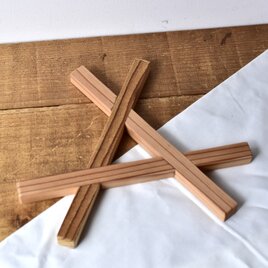 【 木工 】 古い足場板で作った  鍋敷き ポットスタンド　オイル仕上げの画像