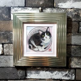 最新最全の ボールペンアート 一点もの 肉筆 原画 ネコ 百貨店作家 ねこ 猫 その他