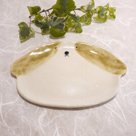 ワンコの平皿(中くらいサイズ)の画像