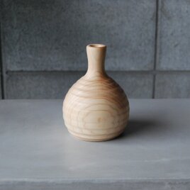 ひのき一輪挿し　ほっこり丸タイプ