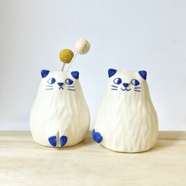 青耳ねこの一輪挿しの画像