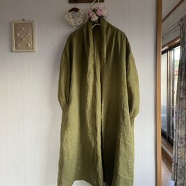 リネンのローブコートのコピーの画像