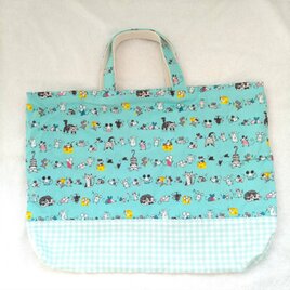 通園・通学バッグ ねこ＆ねずみの画像