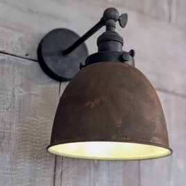【赤錆加工】インダストリアルなwall lamp 受注生産品の画像