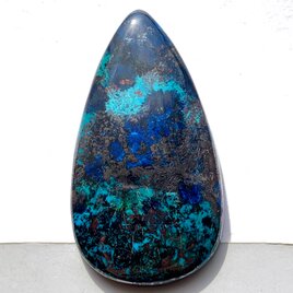アズライト[159] 42x23mm 59Cts 　天然石 ルース／カボションの画像