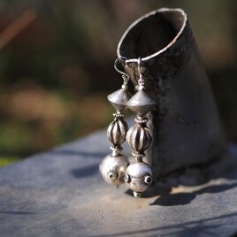 -Afgan old silver- large pierceの画像